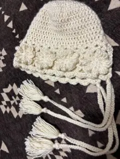 お花のボンネット ハンドメイド