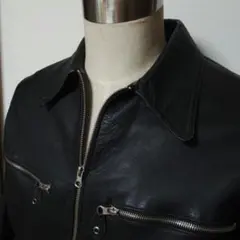黒 革ジャケット②