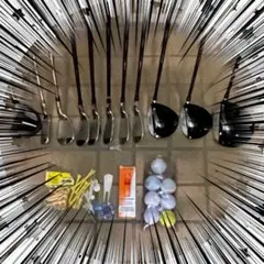 ◆レフティ◆ゴルフクラブセット 11本 ドライバー アイアン◆ジャンク◆S◆