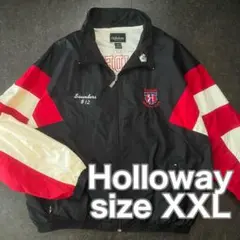 Holloway バイカラー長袖ナイロンジャケット　大きいサイズ