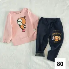 アンパンマン　トレーナー　裏起毛パンツ　上下セット　まとめ売り　ドキン　ばいきん