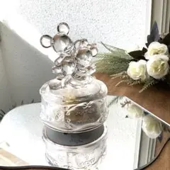 ディズニー『ミッキー&ミニー』　クリスタルオルゴール・星に願いを