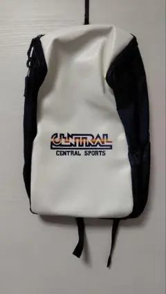 CENTRAL SPORTS プールバッグ ホワイト/ネイビー