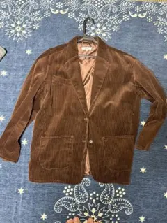 Nylaus ブラウン コーデュロイ テーラードジャケット M 古着