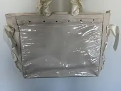 A3ハンドルフリルデコラティブトートバッグ アイボリー