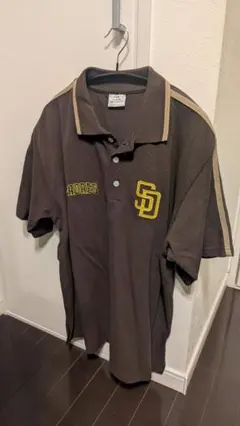 ブラウン ポロシャツ SD PADRES パドレス
