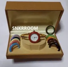 完品稼動品！正規品美品/GUCCIのチェンジベゼルウォッチ【箱付き】