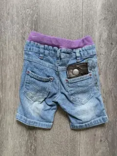 JUNK STORE☆デニム☆ハーフパンツ☆ウォレット風☆80