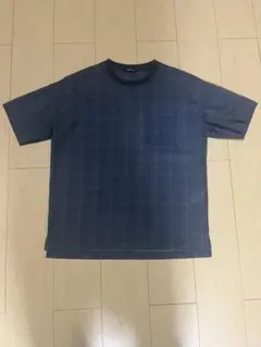 COMME CA ISMコムサイズム　TシャツM 紺のサムネイル