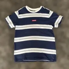 LEVI'S ストライプ Tシャツ ネイビー/ホワイト
