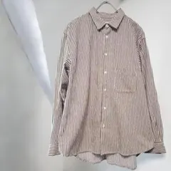 todayful Stripe Pocket Shirts モカ - メルカリ