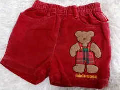 【ミキハウス】オールドミキハウス レトロ　レア　コーデュロイ ヴィンテージ くま