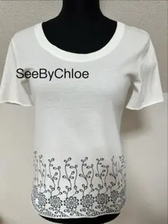 美品 シーバイクロエ　SEE BY CHLOE 半袖TシャツXSのサムネイル