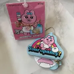 おぱんちゅうさぎ アクセサリー コインケースセット レインボー 虹