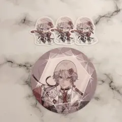 最終値下げ！コンパス コンパスカフェ 鬼ヶ式うら うら コースター 缶バッジ コンパス コンパスカフェ 鬼ヶ式うら - メルカリ