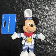 タグ付きシェフミッキー　キーホルダー　ストラップ