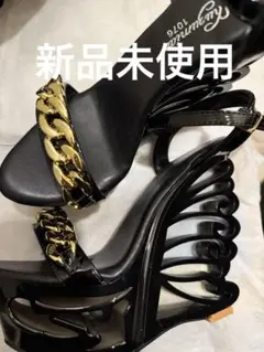 激安定価15,800円 新品 Ravintao 厚底サンダル ウェッジ 23.5