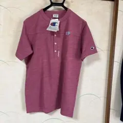 レア Champion ヘンリーネック Tシャツ　新品タグ付き Mサイズ