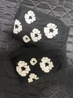 DENIM TEARS コットン ショートパンツ ブラック L