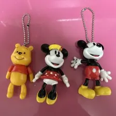 プーさん ミニー ミッキーマウス キーホルダー