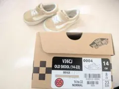 Vans Old Skool スニーカー 14cm ベージュ