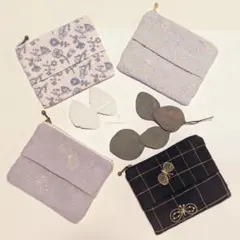 d*ハンドメイド　ポケットティッシュポーチ c*c*b
