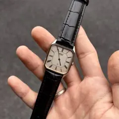 80s Vintage Seiko Tank 腕時計 タンク ローマン文字盤