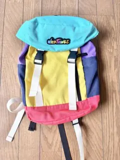 WILD THINGS マルチカラー バックパック子供用リュック