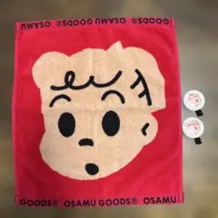 【新品・未使用】復刻オサムグッズ　ハンドタオル ・丸型前髪クリップのサムネイル