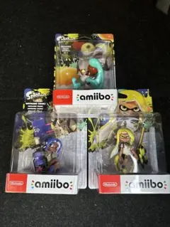 値下げ！スプラトゥーン3 amiibo バラ3体！