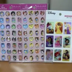 ストーンシールと3Dシール プリンセス ディズニー