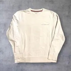 夏物SALE！ TOMMY HILFIGER 長袖カットソー ホワイト 古着
