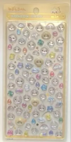 ボンボンドロップシール　ミニ　しずくちゃん　みるみるちゃん