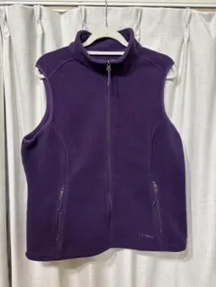 LLbean エルエルビーン フリースベスト USA製 ヴィンテージ 古着 紫 