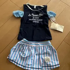 新品未使用　セパレート水着　110センチ