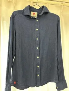 HACKETT LONDON 長袖シャツ Mサイズ ダークブルー