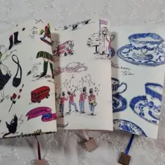 専用出品◇ブックカバー文庫本用3点◇Teacupコレクション他