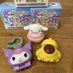 ハッピーセットサンリオキャラクター3個　クロミ ポムポムプリン　シナモロール