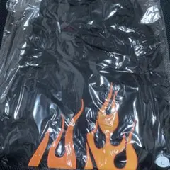 NMB48炎グラフィック 黒 ハーフパンツ Lサイズ