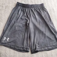 UNDER ARMOUR グレー メッシュパンツ SM　バスパン
