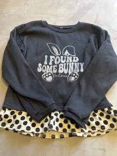 長袖カットソー トレーナー130cm 裏起毛