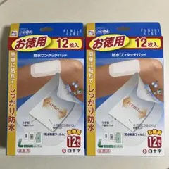白十字 防水ワンタッチパッド　Lサイズ ×２箱のサムネイル