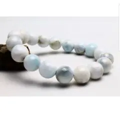 世界三大ヒーリング！ホワイトラリマー ブレスレット12mm[T7-18305]