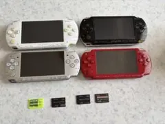 お*プ様 今すぐ4人で遊べるセット　SONY PSP 4台+カセット10個＋メモ
