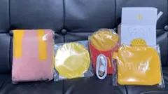 マクドナルドブランケット/ミニプレート\ポテト加湿器/コインポーチ4つセットのサムネイル