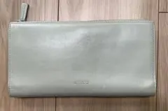 JIL SANDER ブルーグレー 長財布 収納袋付きのサムネイル
