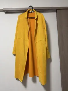 ZARA イエローロングコート M