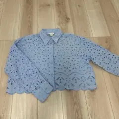 H&M 長袖 シャツ ライトブルー M