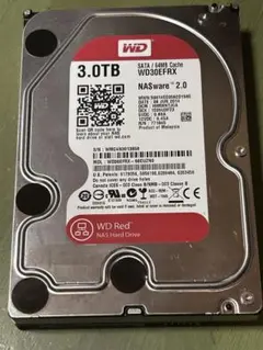 WESTERN DIGITAL WD30EFRX レッド 3TB 6686時間 - メルカリ