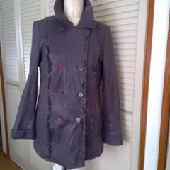 東京フアーベルグスト。羊皮半コート。Ｍサイズ